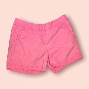 J. CREW 100% Cotton Neon Pink Chino Shorts
